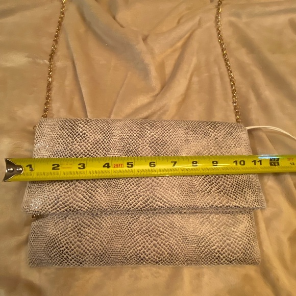 Nico & Olive Faux Snake Skin Clutch, Crossbody Bag - Picture 11 of 13